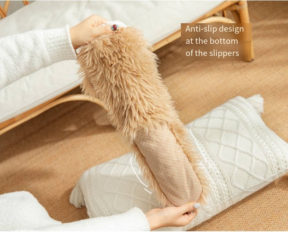 Womens Winter Cartoon Slipper Socks with Big Eyes Non-slip Floor Socks